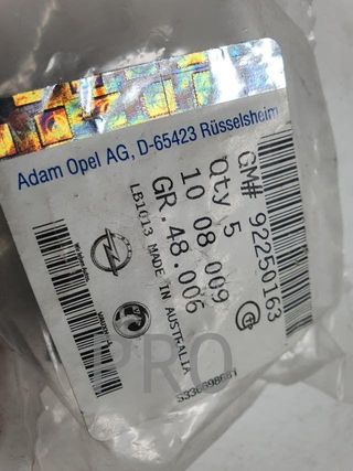 Tapa tornillería opel astra J nueva