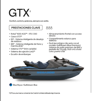 Moto de agua SeaDoo GTX 170 *2026*