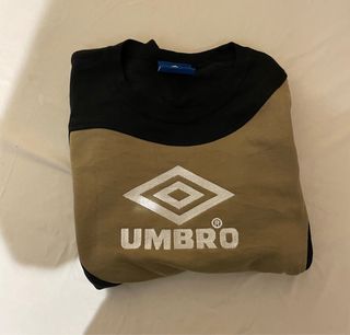 Sudadera Umbro Vintage Beige/Negra Talla M