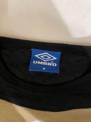 Sudadera Umbro Vintage Beige/Negra Talla M