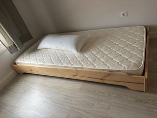 Cama Montessori 90x190 con barra protectora