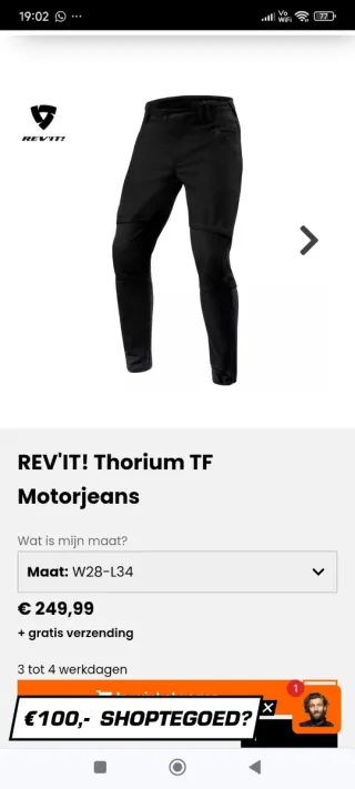 Pantalones de moto de varias marcas