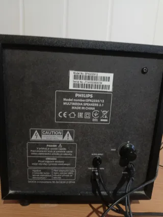 Altavoces Philips Negros