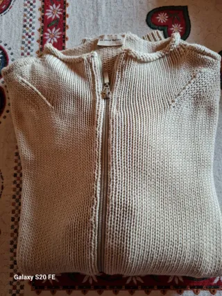 Maglioncino beige cotone 100%