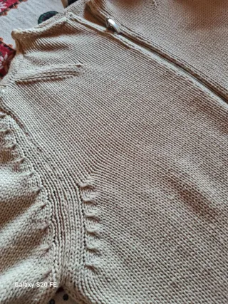 Maglioncino beige cotone 100%