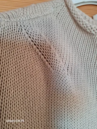 Maglioncino beige cotone 100%