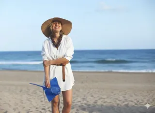 Bolso Manta Raya Azul