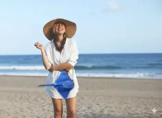 Bolso Manta Raya Azul