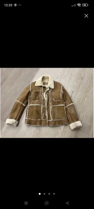 Chaqueta ante y borreguito