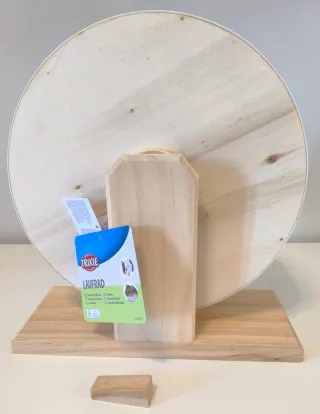 Ruota Trixie 28 cm Legno/Sughero - Nuova