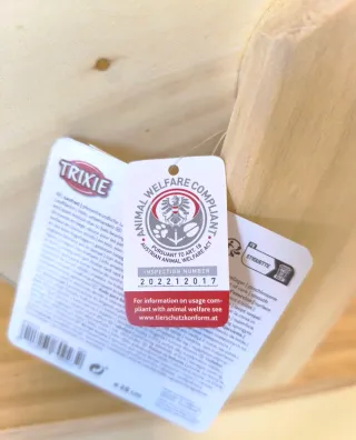 Ruota Trixie 28 cm Legno/Sughero - Nuova