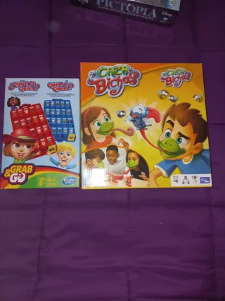 Juegos de mesa Caza Bichos y Quien es Quien