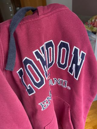 Sudadera LONDON ENGLAND Roja