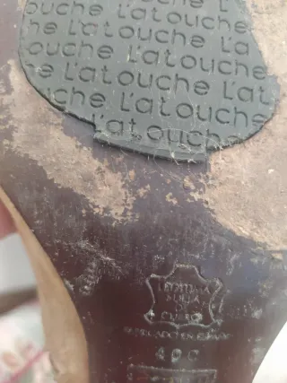 Botas L'Atouche Beige con Flecos