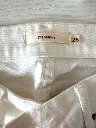 Levi's Skinny Jeans Blancos