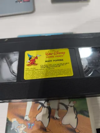 Mary Poppins VHS Disney Clásicos Ganadora 5 Oscar