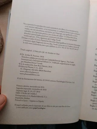 12 reglas para vivir: Un antídoto al caos