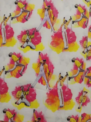 Tela estampada Freddie Mercury