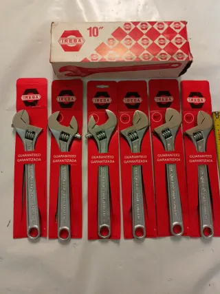 Lote 6 llaves inglesas IREGA 10