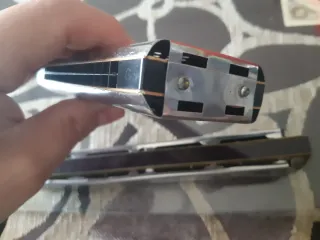 Due armoniche in vendita: Golden Swallow e un'altra senza marca visibile