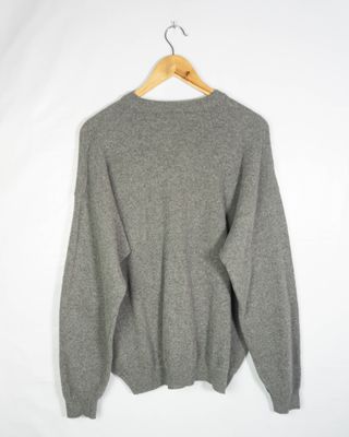 Jersey Lacoste Gris Vintage 90s Talla M