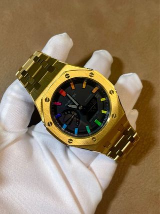 Casio G-Shock GA2100 Oro Rainbow