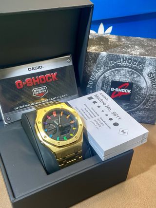 Casio G-Shock GA2100 Oro Rainbow