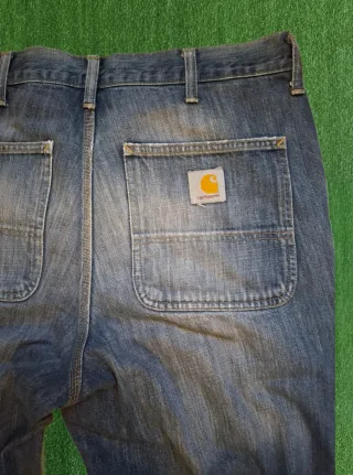 Carhartt Jeans Canvas Vintage Blu