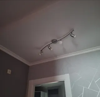 Lámpara Techo/Pared Moderna Plata