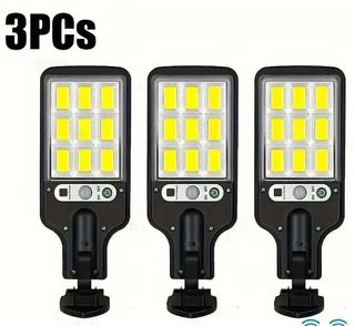 Confezione da 3 lampade solari da 20 W con telecomando ✔️