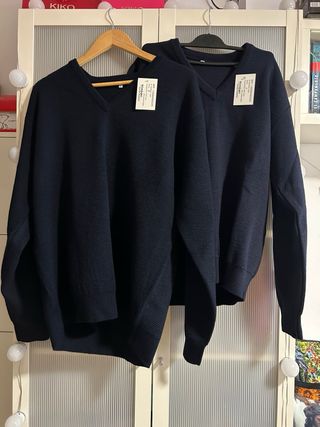 Jersey Corte Inglés Hombre Azul