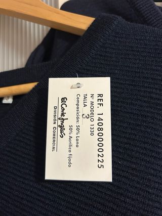 Jersey Corte Inglés Hombre Azul