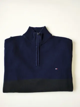 Jersey Tommy Hilfiger Hombre Azul/Gris