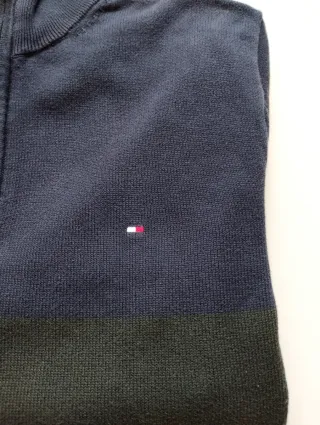 Jersey Tommy Hilfiger Hombre Azul/Gris