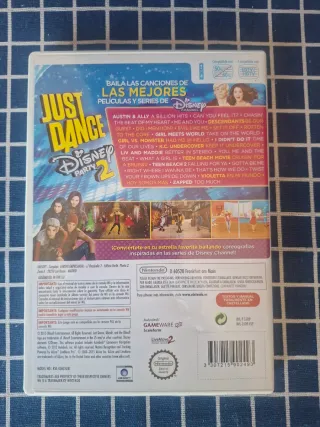 Wii JUST DANCE DISNEY PARTY 2 ORIGINAL COMPLETO