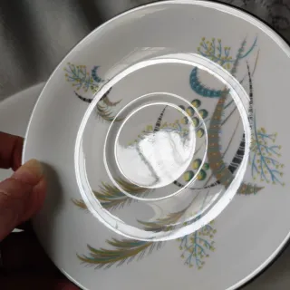 🇬🇧 Set Royal Albert Festival Tazza e Vassoio