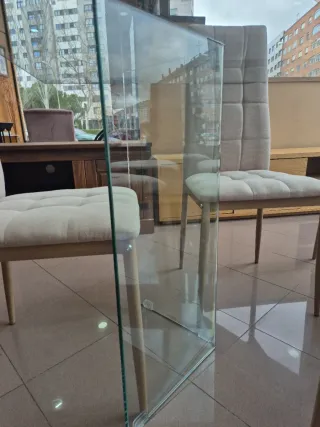 Mesa Kave Home Burano + 6 Sillas