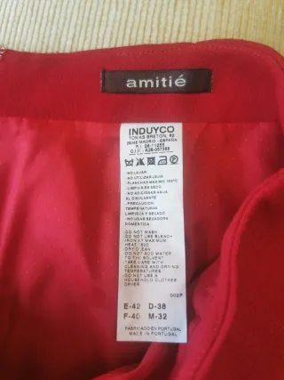 Traje de chaqueta mujer Amitie rojo Corte Inglés