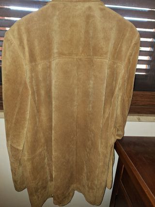 Giacca in pelle scamosciata uomo anni '90 Tg 56