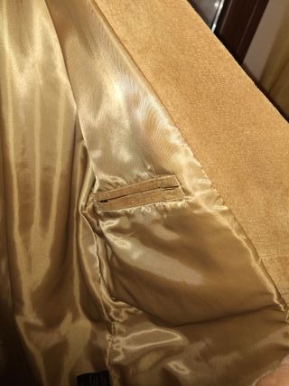 Giacca in pelle scamosciata uomo anni '90 Tg 56