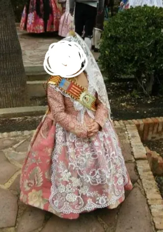 Traje de Fallera para niña sin manteletas