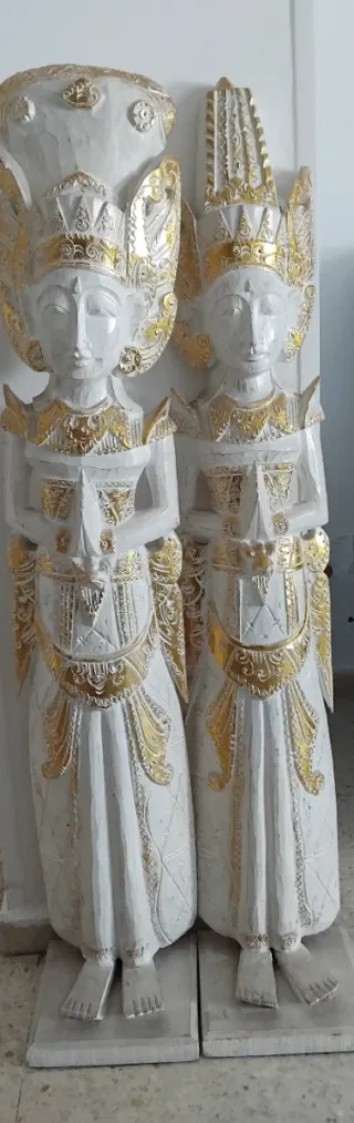 Figuras Rama Shinta Madera Tallada