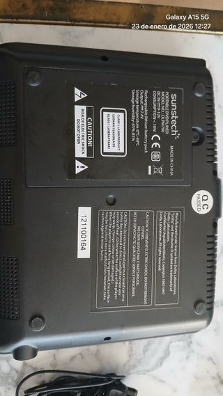 Reproductor DVD Portátil Sunstech