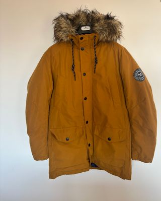 Anorak Jack & Jones con capucha y pelo, Talla M