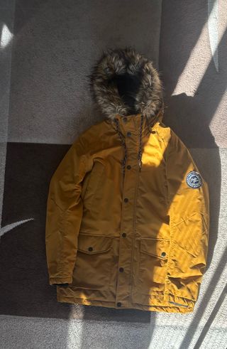 Anorak Jack & Jones con capucha y pelo, Talla M