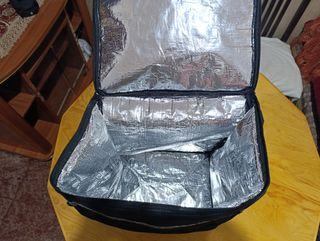 Mochila reparto comida negra