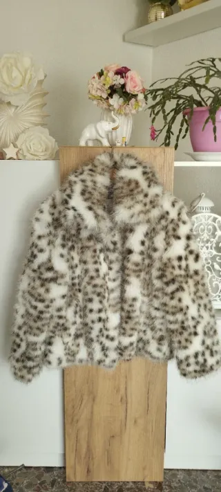 Chaqueta pelo leopardo