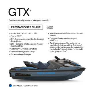 Moto de agua SeaDoo GTX 230 Tech pack
