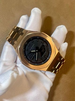 Casio G-Shock GA2100 CasiOak Oro Rosa