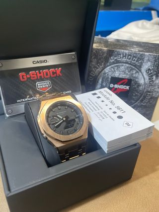 Casio G-Shock GA2100 CasiOak Oro Rosa